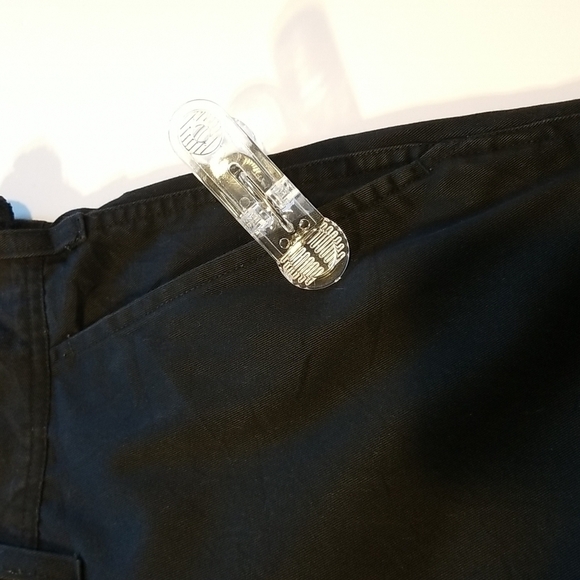 Cybertek Jeans Vintage Black Cargo Shorts With Drawstrings Size 2XL - Picture 9 of 17